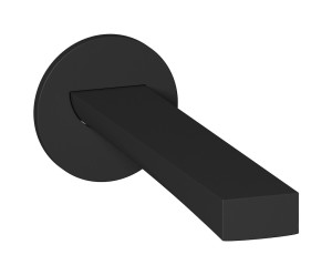 Настенный излив. WE ARE IB wa314cs Matt Black Wave