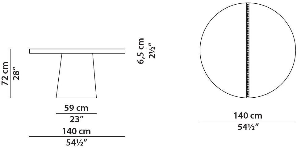 BAXTER Круглый латунный стол Cairo sun-id-1396915 - Вид №5