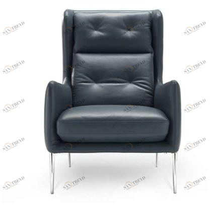 Natuzzi Кожаное кресло с подлокотниками sun-id-1354055