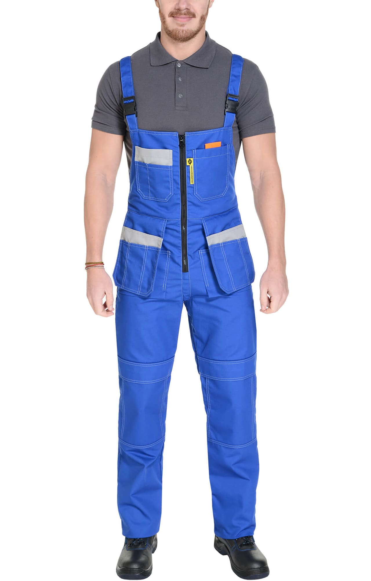 5039609 Костюм "Профессионал-2" василек-светло-серый  Летняя спецодежда  размер 72-74/206-212  - Вид №21