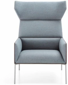 profim Кресло с обивкой из ткани с подлокотниками Chic air
