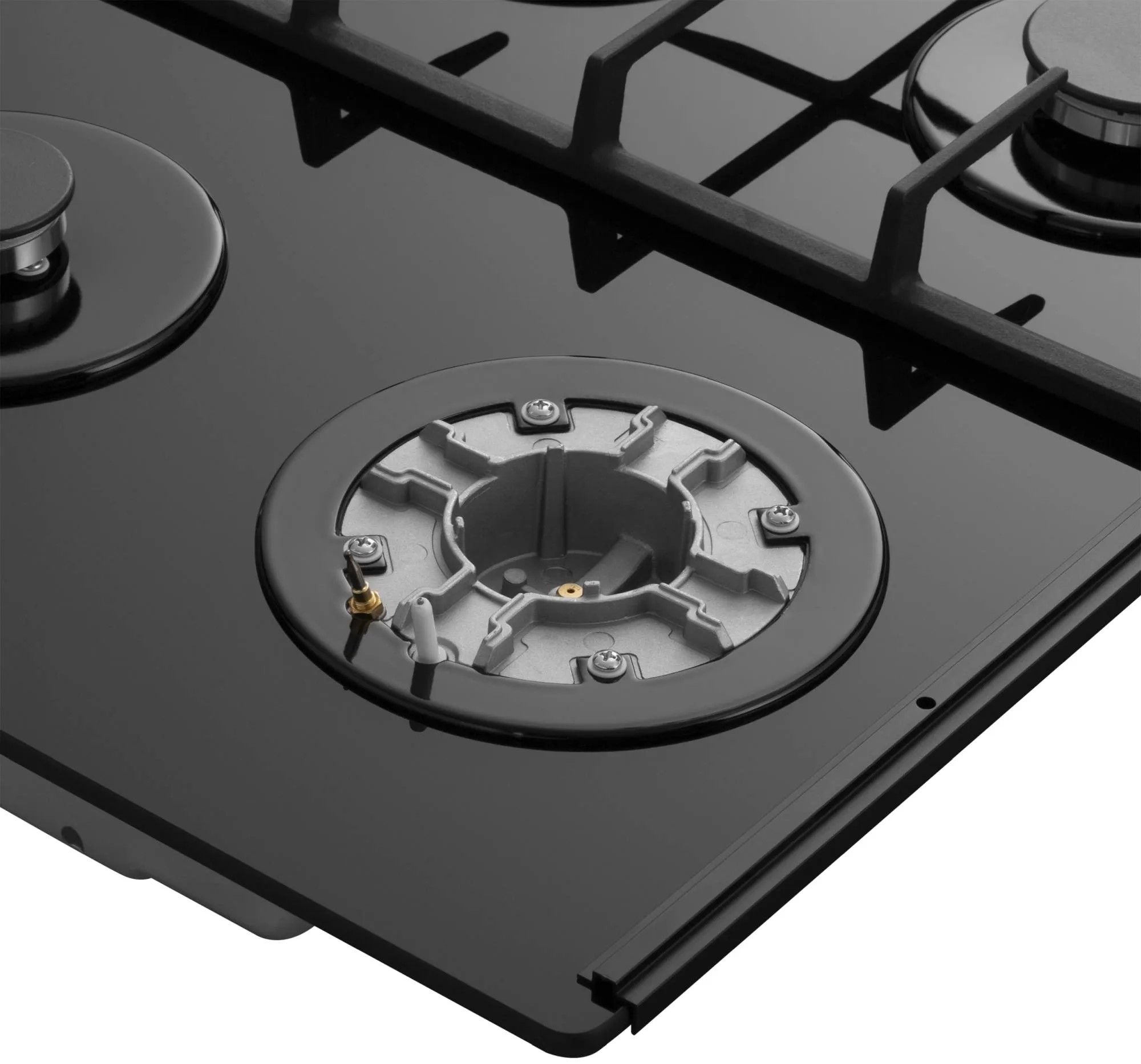 9168781 Газовая варочная поверхность Meferi MGH604BK GLASS POWER STDN-0146736 - Вид №5