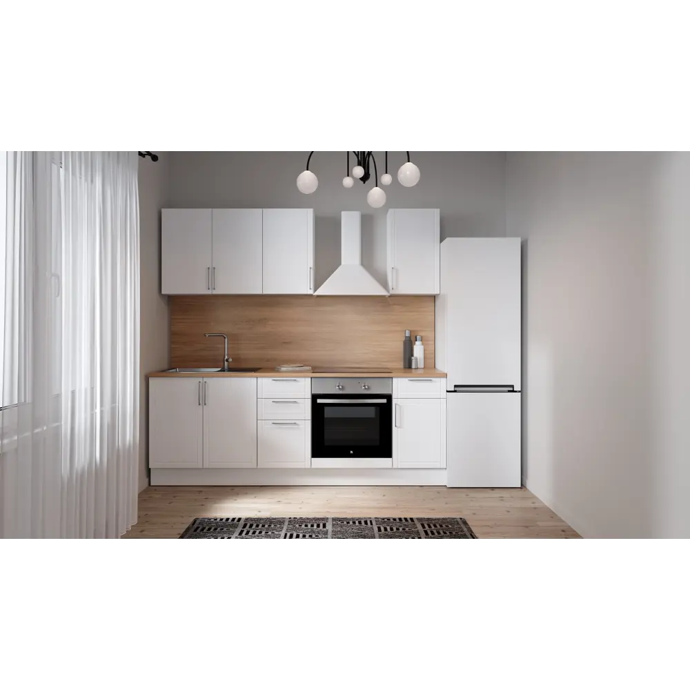 Фасад для кухонного ящика Delinia Агидель белое дерево 60x7.3 см 86844201 STLM-0865137 - Вид №4