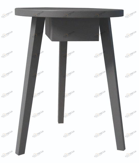 Gervasoni Журнальный столик / прикроватная тумбочка из дерева Gray sun-id-1480707