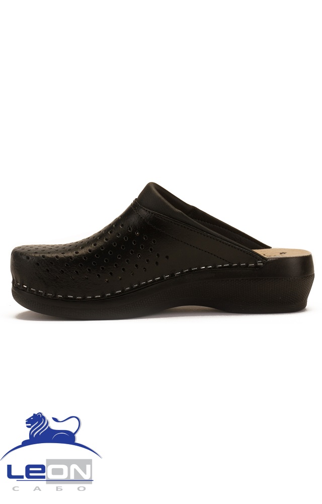 62037 Сабо "Leon LIGHT" женские черные LEON  Сабо и сланцы размер 39  - Вид №3