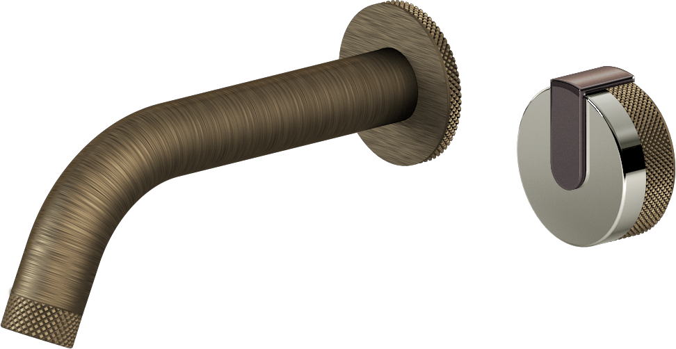 E-11535-R1PC-L1OX-VBB Настенный прогрессивный смеситель скрытого монтажа для раковины GRAFF MOD+