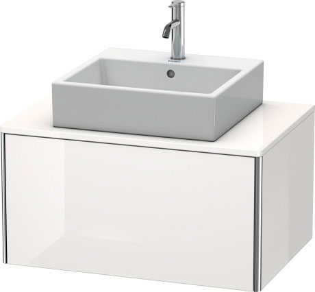 XS490004747 XSquare Тумбочка для подвесной консоли Каменно-синий глянцевый лак Duravit - Вид №2