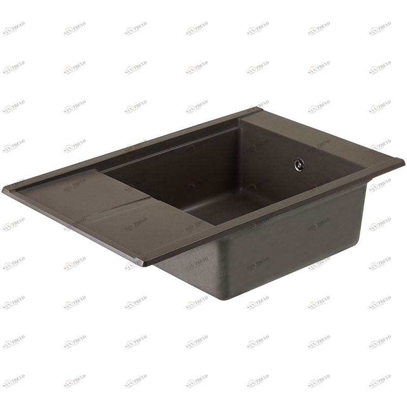 1A715132DE280 Мойка кухонная прямоугольная AQUATON ДЕЛИЯ