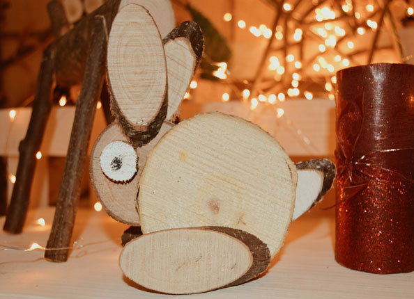 Бревенчатый кролик Dekoraniaevents Navidad sun-id-1994611 - Вид №2