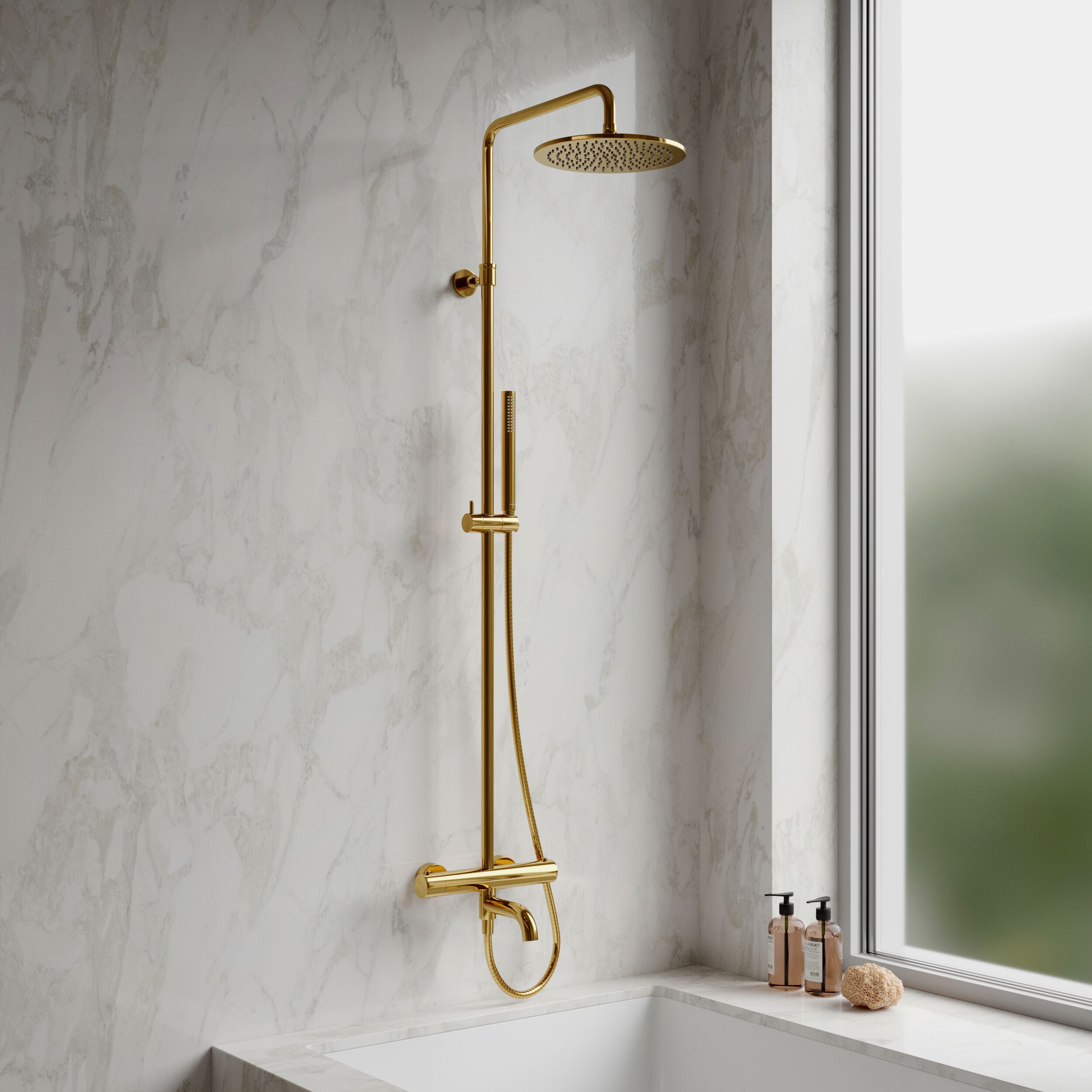 Набор термостатических ванн с ручным душем и душем OMNIRES Y Y1234 ARCH-00141427 - Вид №9