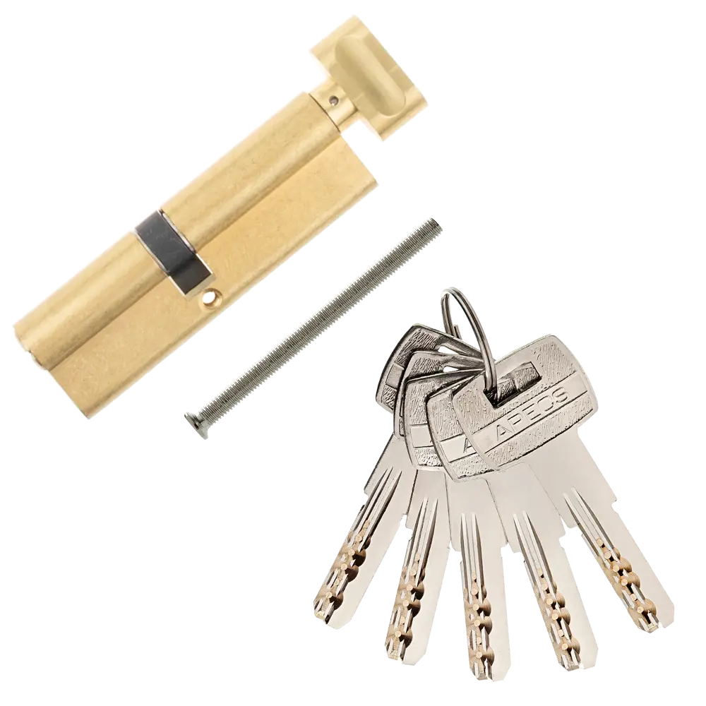 Цилиндровый механизм APECS Pro с защитой от взлома, ключ-вертушка 84168063 SM STLM-0046675 - Вид №1