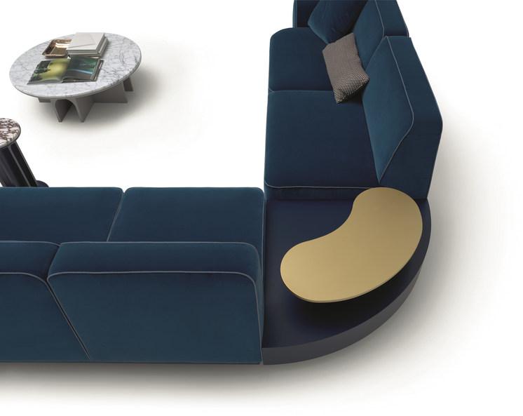 arflex Модульный угловой диван из ткани Arcolor sun-id-1383362 - Вид №3