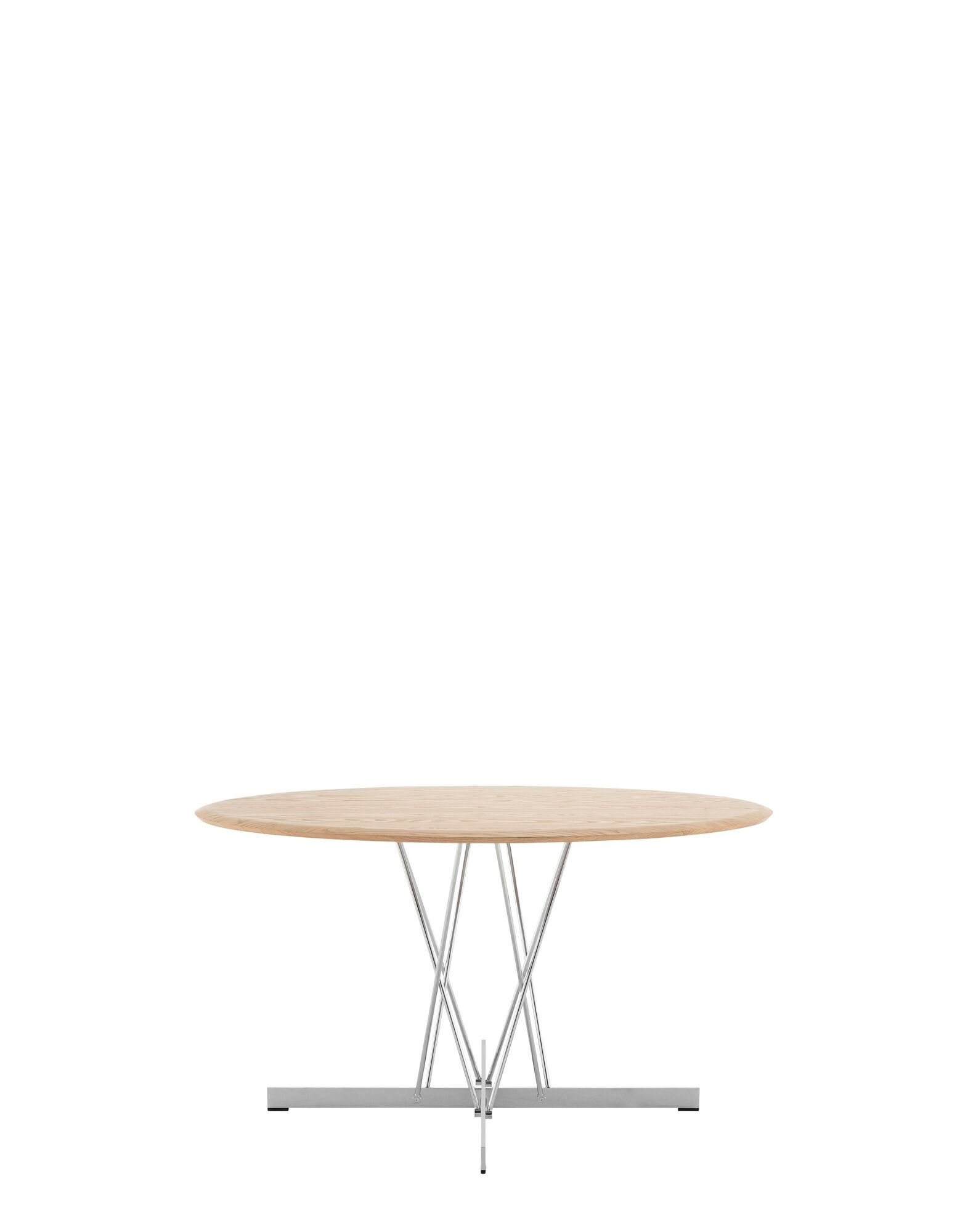Стальной и деревянный стол со спицами Kartell VISCOUNT OF WOOD ARCH-00031352 - Вид №8
