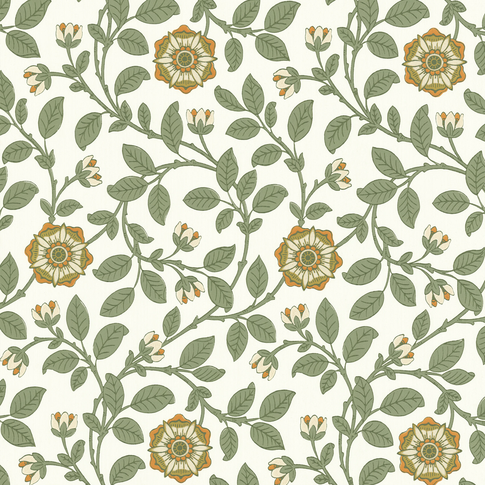 Traditional bathrooms Motivtapete Richmond Green Richmond Green - Little Greene  - Вид №4