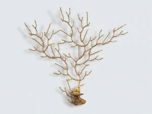 Serip Бронзовый светодиодный настенный светильник ручной работы Coral Ap1500