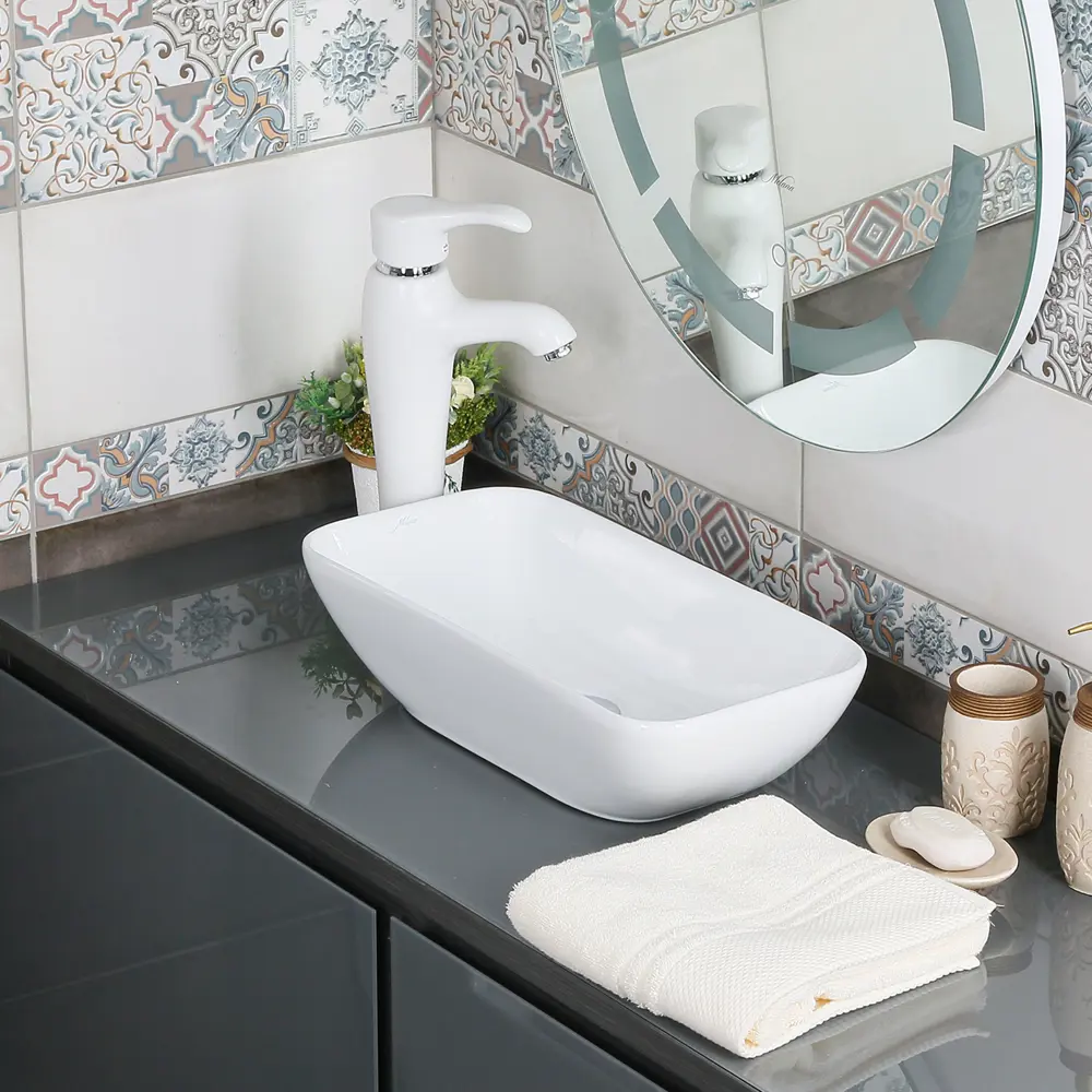 82381813 Раковина Melana MLN-78161 накладная 23 см STLM-0025985 Pepo - Вид №6