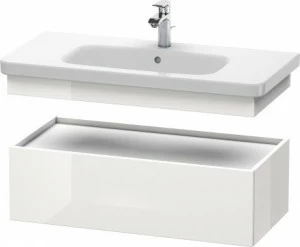 DS628202222 DuraStyle Шкафчик Белый глянцевый декор
