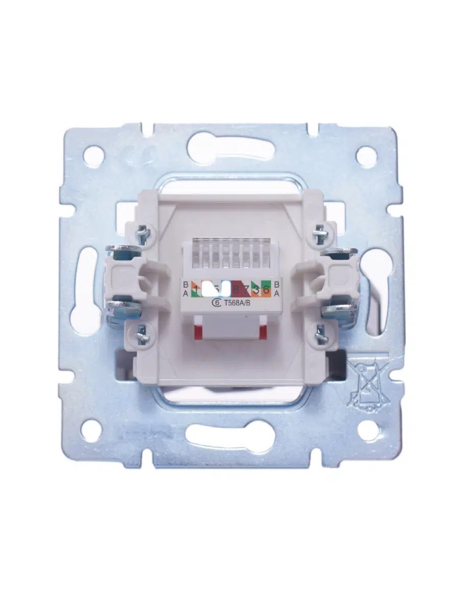 KARINA Розетка компьютерная Cat 6 кремовый LEZARD 707-0388-140 - Вид №7