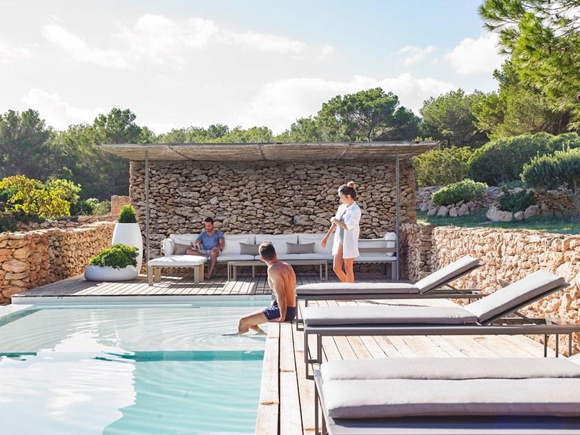 GANDIABLASCO Прямоугольный алюминиевый садовый столик Jian sun-id-1498067 - Вид №6