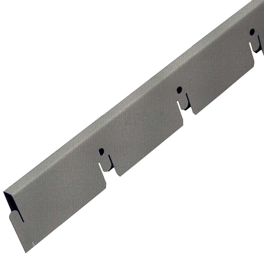 82151748 Рейка направляющая грильято 75x75x40 мм серый 2.4 м STLM-0020479 АЛБЕС