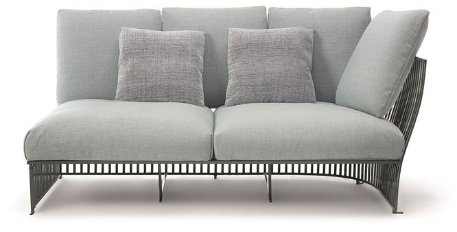 Ethimo Модульный садовый диван из ткани и алюминия Venexia sun-id-1485732 - Вид №2