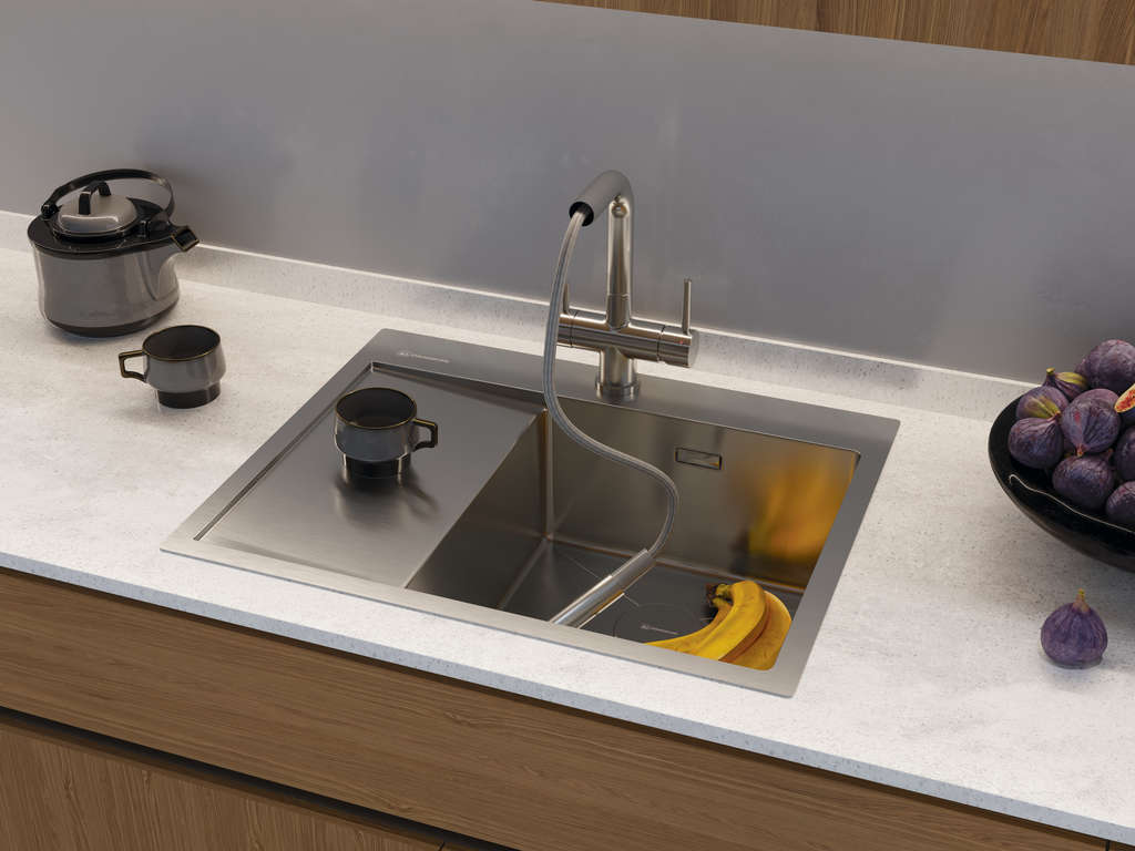 Кухонная мойка Akisame 65 GM-L OMOIKIRI 4973097 - Вид №2