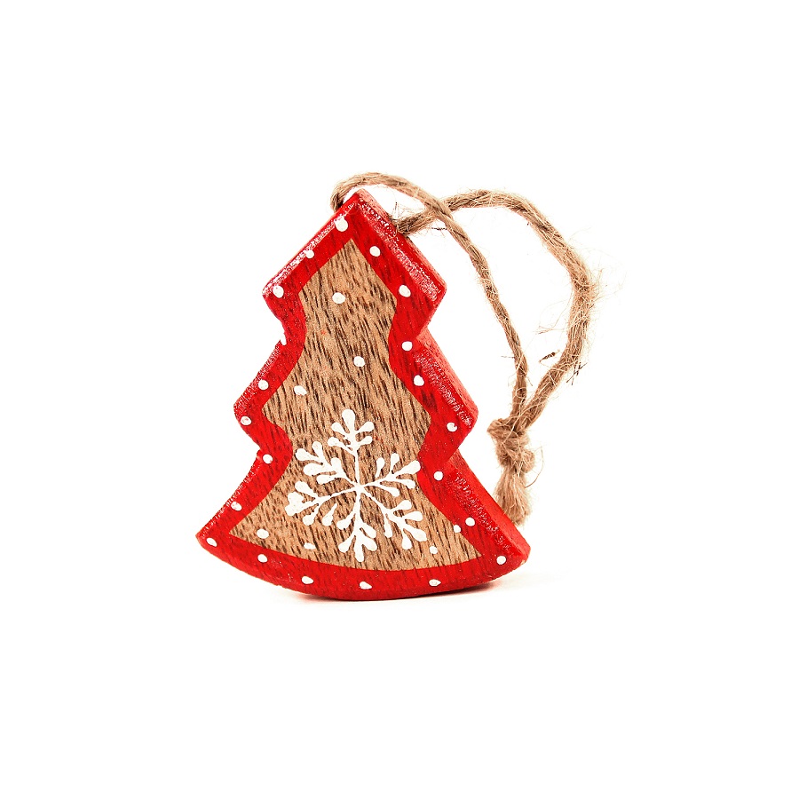 Украшения подвесные Stars/Trees/Hearts, деревянные, в подарочной коробке, 30 шт Enjoyme ENNY0008 - Вид №7