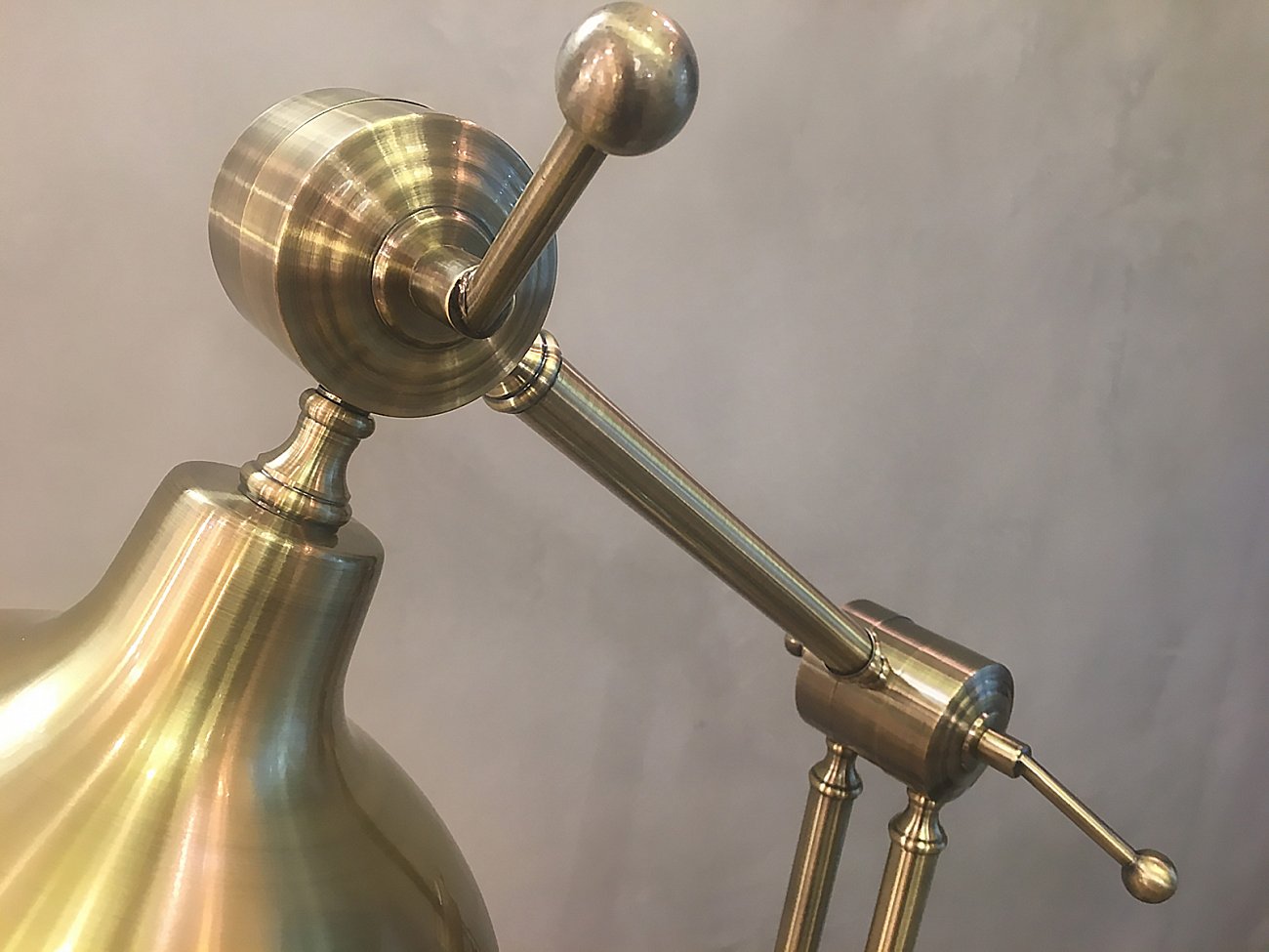 Настольная лампа 120х26 см латунь Delight Collection KM601T brass DELIGHT COLLECTION  00-3883008 Медь  - Вид №3