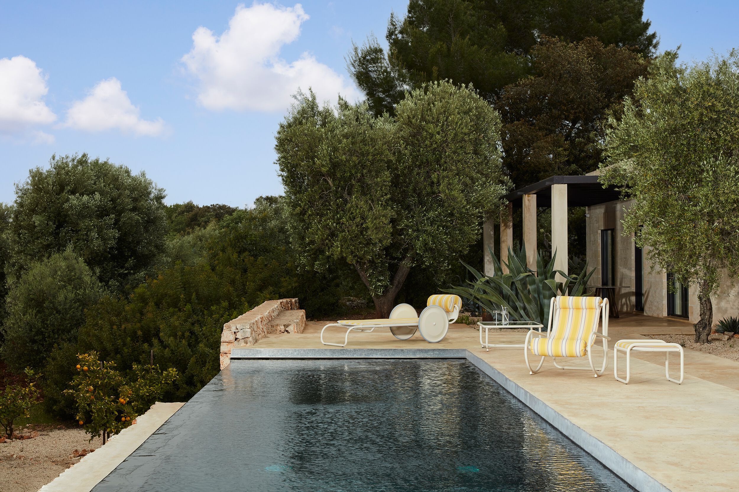 Тканевая квадратная Садовая подставка для ног Exteta Jacquemus + Exteta Special Re-Edition ARCH-00121525 - Вид №4