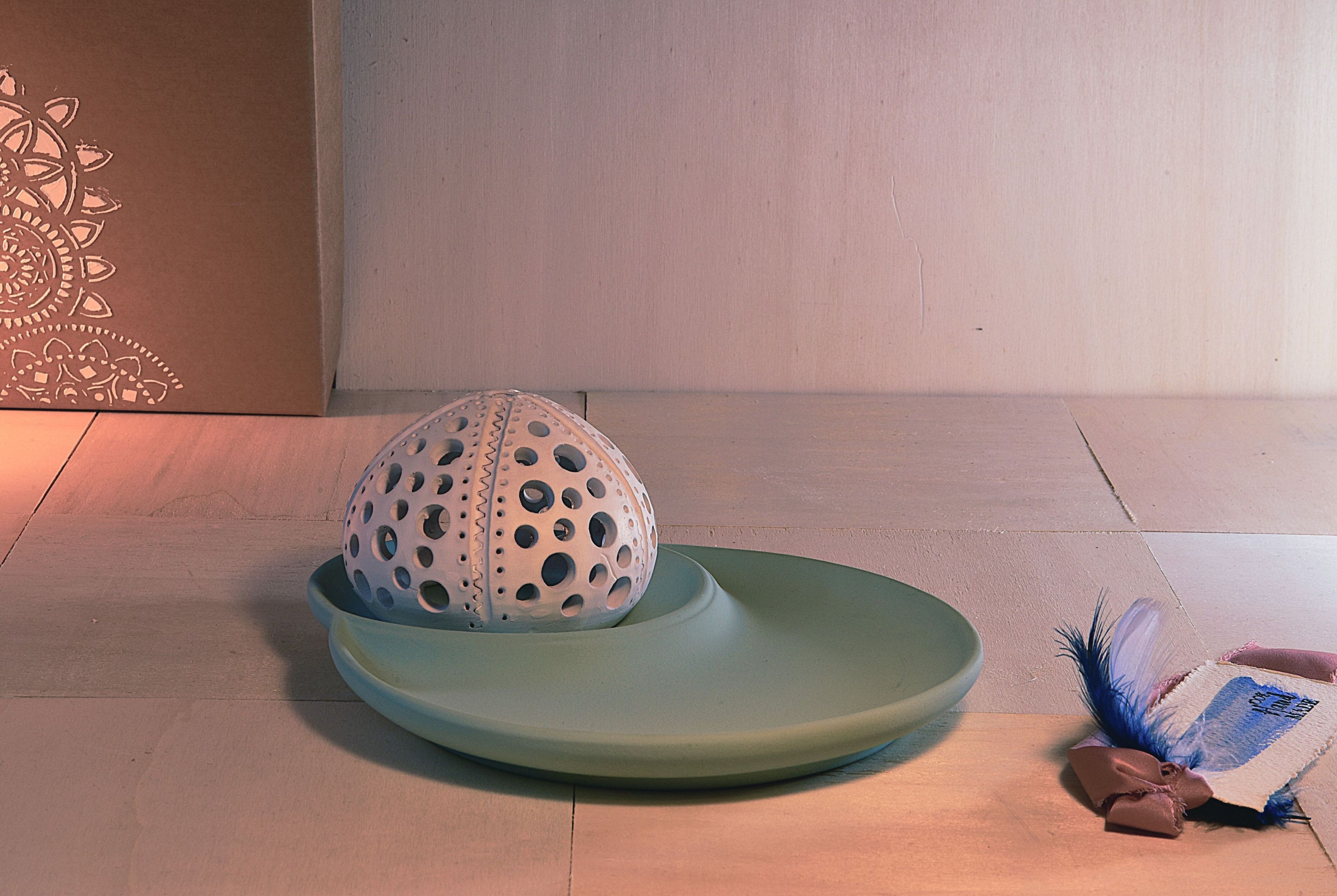 Матовый глазурованный керамический подсвечник Muse dell’Abitare огонь ARCH-00094363 - Вид №5