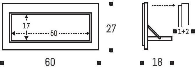 AMBIVALENZ Складная фанерная полка Fläpps regal 60×27-1 Fl160042 - Вид №4