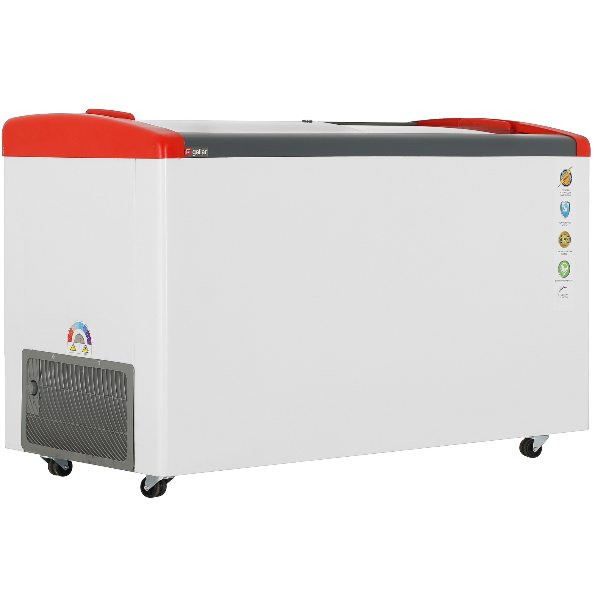 1229613 Морозильный ларь Frostor Gellar FG 575 E белый, красный STDN-0092023