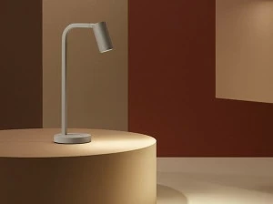 LEDS C4 Настольная металлическая светодиодная лампа прямого света с фиксированным кронштейном Simply 10-7982-05-05/14-14