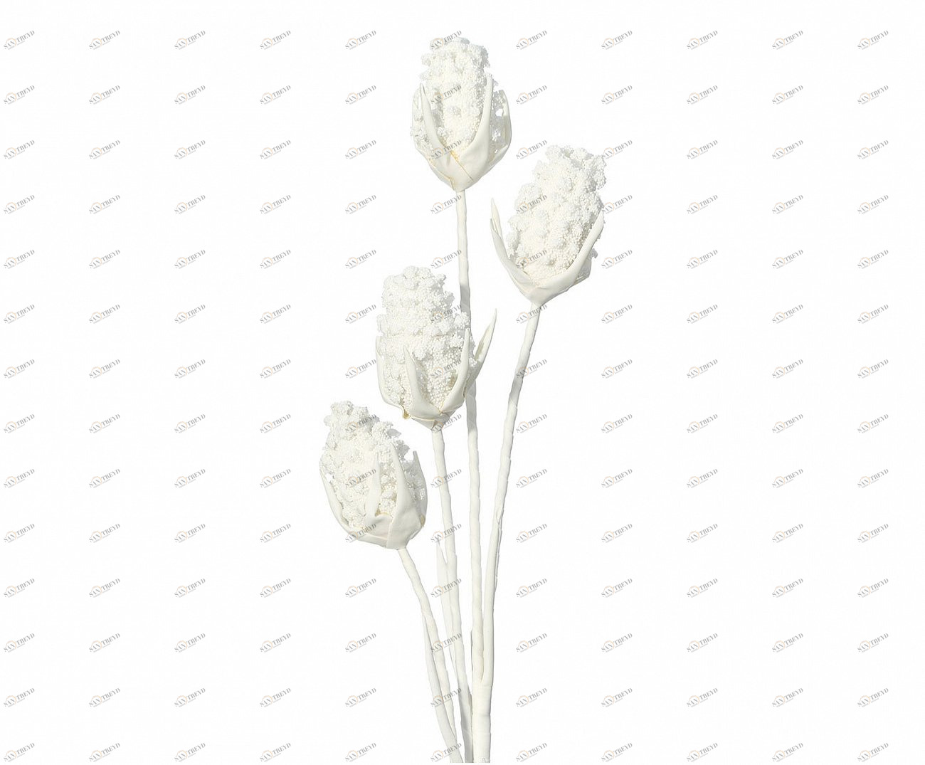 Искусственные цветы белые 80280 TO4ROOMS  213327 Белый 