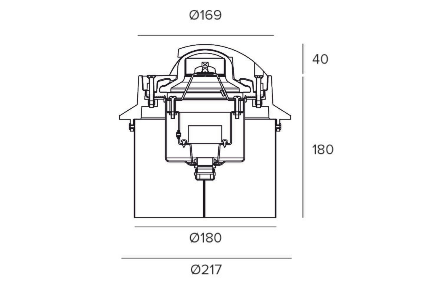 Напольный напольный напольный заполнитель Сид TARGETTI TITANO ARCH-00149162 - Вид №2