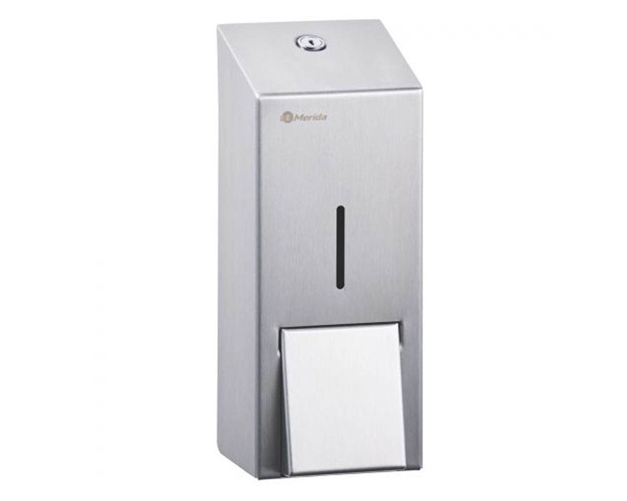 DSM276 Дозатор пенного мыла STELLA Anti-FingerPrint MAXI для одноразовых картриджей с пенным насосом, матовая сталь с покрытием AFP Merida  - Вид №2