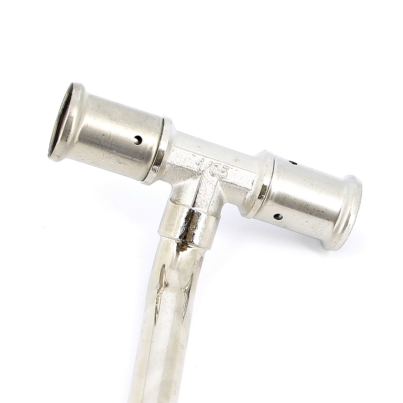 Тройник пресс с трубкой 300мм для радиатора HENCO 16x15x16 22P1604 - Вид №2