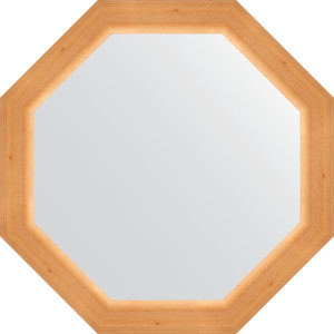 BY 3719 Зеркало в багетной раме - сосна 62 mm EVOFORM Octagon