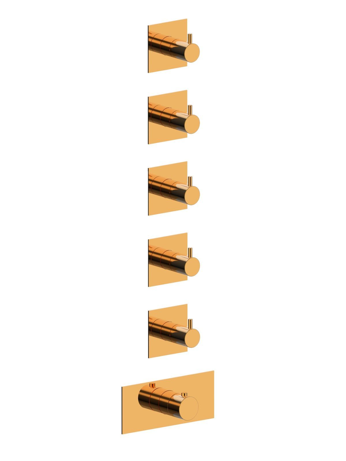 Термостатический смеситель для душа с 6 отверстиями Rubinetterie Frattini отдельная эстетика ARCH-00027128 - Вид №13