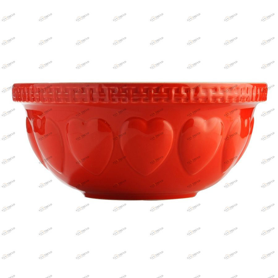 Миска Hearts 29 см красная Mason Cash 2006021
