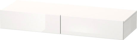 DS827107979 Полочка с ящиком DuraStyle #DS8271 1200 x 440 мм Орех натуральный, декор Duravit - Вид №2