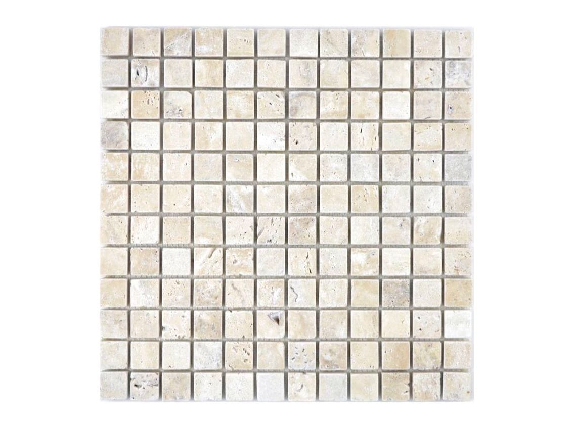 Мозаика из светлого травертина Mosaix мрамор ARCH-00008052 - Вид №1