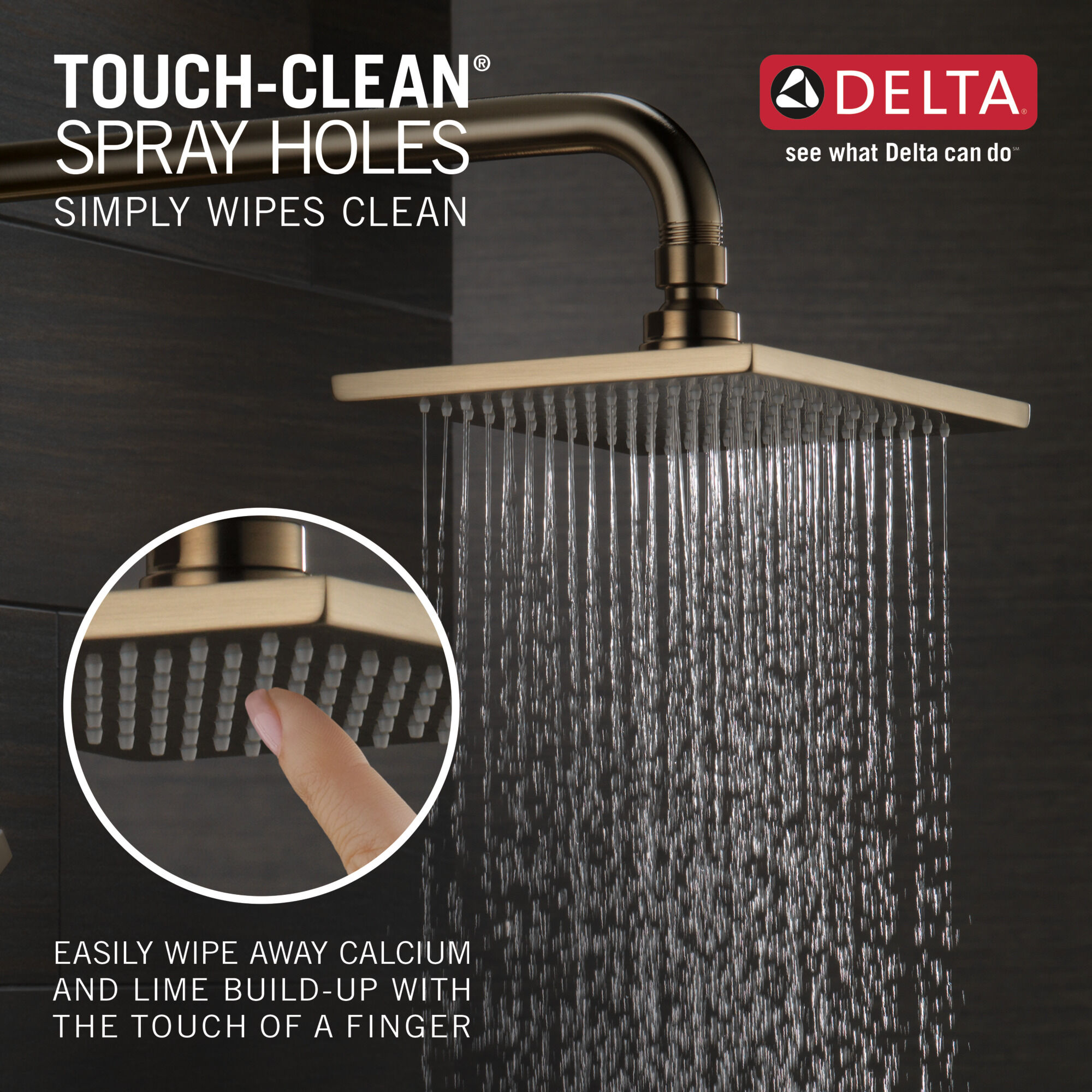 T17453-CZ Для ванны и душа Monitor® 17 Series Delta Faucet Vero Шампанское бронза - Вид №2
