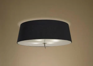 Потолочный светильник Mantra Ninette Satin Nickel 1919 MANTRA NINETTE SATIN NICKEL 073412 Черный