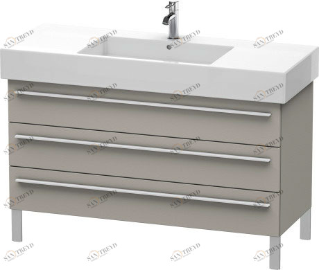 XL655501414 Тумбочка напольная X-Large #XL6555 1200 x 470 мм Терра, декор Duravit