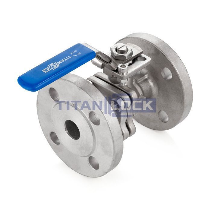Кран шаровый фланцевый двухсоставной, нерж. 304, DN25 TL100TPFBVS TITAN LOCK  - Вид №1