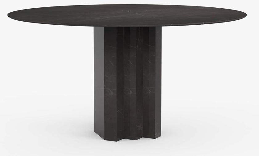 Miter Круглый обеденный стол из керамогранита Atlas sun-id-1432177 - Вид №1