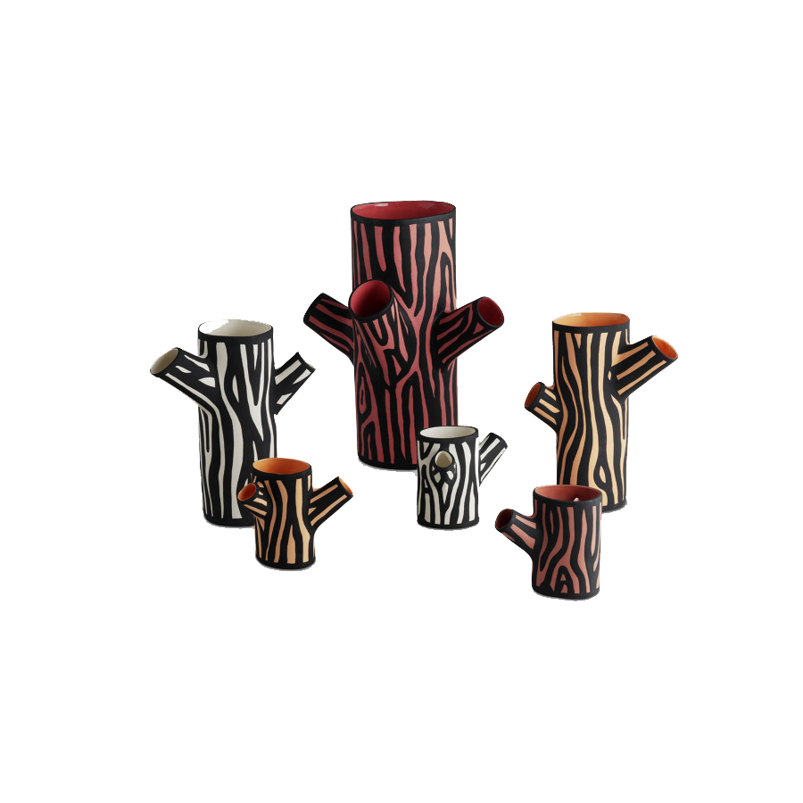 Ваза Tree Trunk M оранжевая Hay 401681 - Вид №5