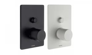 Z00006_073-045 + Z00005 - Single-Lever Black & White Collection Oki - 2 Outlets BOSSINI