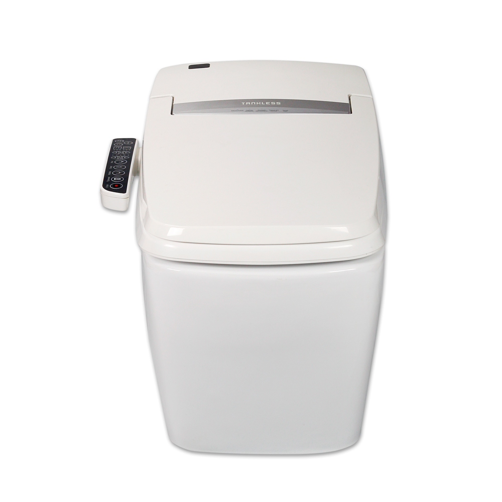 Электронный унитаз с кнопками управления SensPa Tankless TCB 8600G Керамика sun-id-2005371